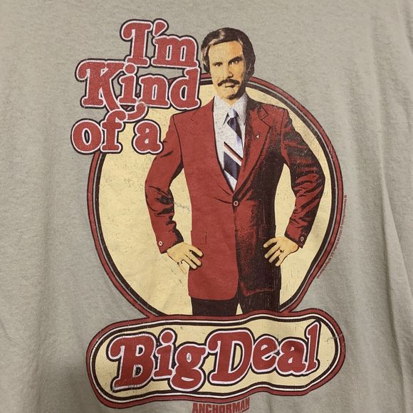 American Classic I'm Kind of a Big Deal Shirt Tshirt  Anchorman - L - Picture 2 of 5